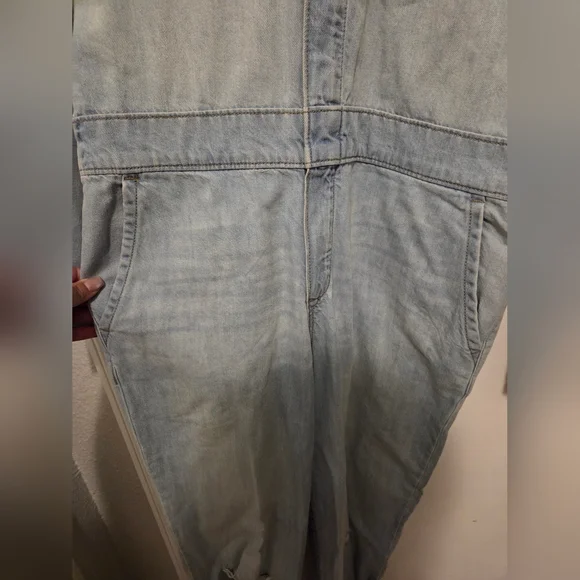 Lee Women's Sky Blue Denim Overalls - Picture 8 of 10